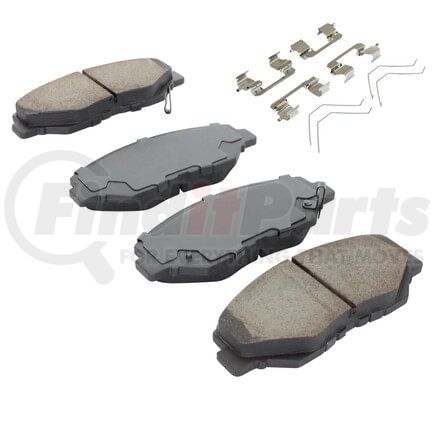 MPA Electrical 1002-0914BM Quality-Built Work Force Heavy Duty Brake Pads w/ Hardware