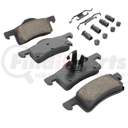 MPA Electrical 1002-0935M Quality-Built Work Force Heavy Duty Brake Pads w/ Hardware