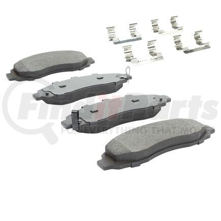 MPA Electrical 1002-0962M Quality-Built Work Force Heavy Duty Brake Pads w/ Hardware