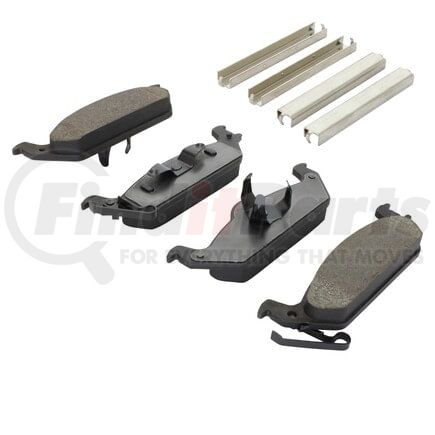 MPA Electrical 1002-0963M Quality-Built Work Force Heavy Duty Brake Pads w/ Hardware