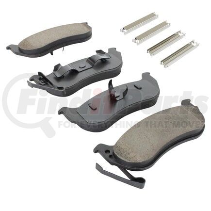 MPA Electrical 1002-0981M Quality-Built Work Force Heavy Duty Brake Pads w/ Hardware