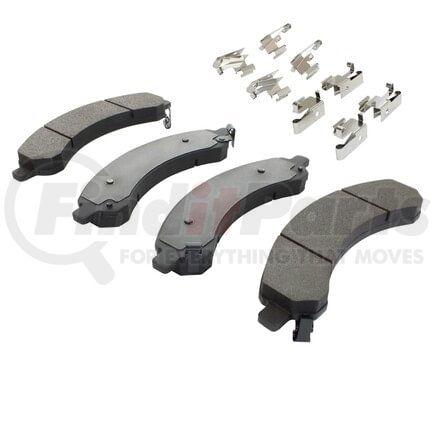 MPA Electrical 1002-0989M Quality-Built Disc Brake Pad Set - Work Force, Heavy Duty, with Hardware