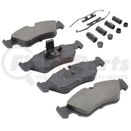 MPA Electrical 1002-1006M Quality-Built Work Force Heavy Duty Brake Pads w/ Hardware