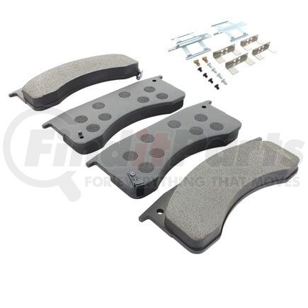 MPA Electrical 1002-1032M Quality-Built Disc Brake Pad Set - Work Force, Heavy Duty, with Hardware