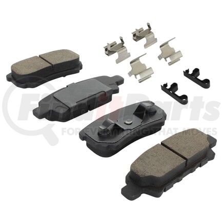 MPA Electrical 1002-1037M Quality-Built Disc Brake Pad Set - Work Force, Heavy Duty, with Hardware