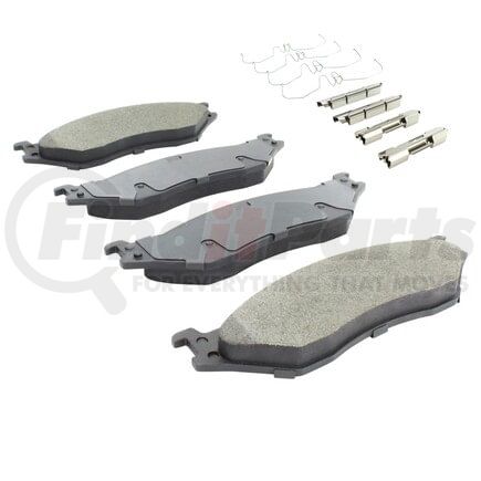 MPA Electrical 1002-1066M Quality-Built Disc Brake Pad Set - Work Force, Heavy Duty, with Hardware