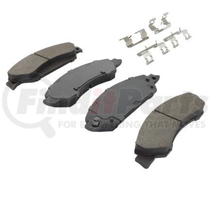 MPA Electrical 1002-1092M Quality-Built Work Force Heavy Duty Brake Pads w/ Hardware
