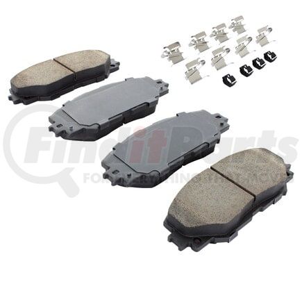 MPA Electrical 1002-1210M Quality-Built Disc Brake Pad Set - Work Force, Heavy Duty, with Hardware