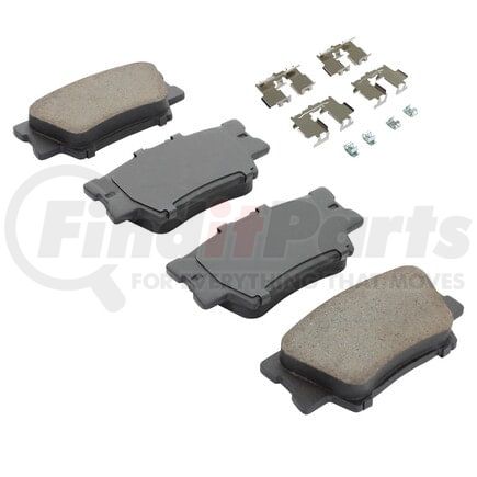 MPA Electrical 1002-1212M Quality-Built Disc Brake Pad Set - Work Force, Heavy Duty, with Hardware