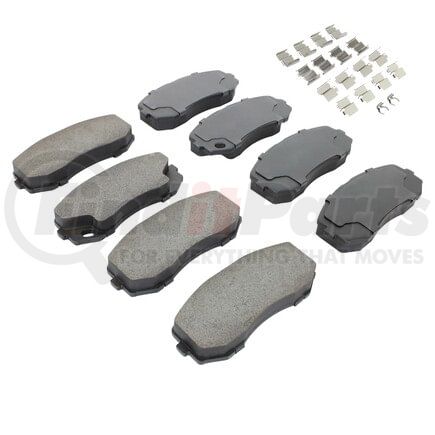 MPA Electrical 1002-1265M Quality-Built Disc Brake Pad Set - Work Force, Heavy Duty, with Hardware