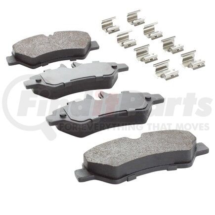 MPA Electrical 1002-1317M Quality-Built Disc Brake Pad Set - Work Force, Heavy Duty, with Hardware