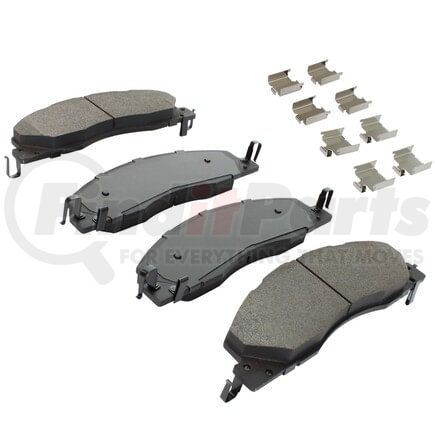 MPA Electrical 1002-1399M Quality-Built Disc Brake Pad Set - Work Force, Heavy Duty, with Hardware