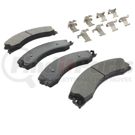 MPA Electrical 1002-1411M Quality-Built Disc Brake Pad Set - Work Force, Heavy Duty, with Hardware