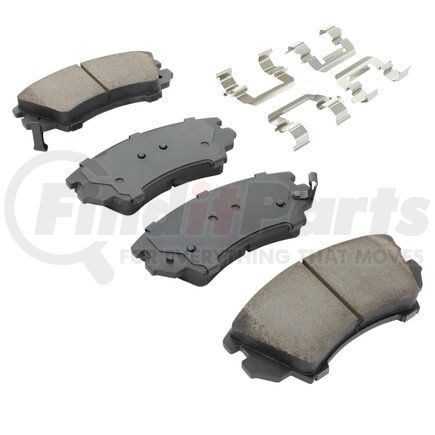 MPA Electrical 1002-1404M Quality-Built Work Force Heavy Duty Brake Pads w/ Hardware