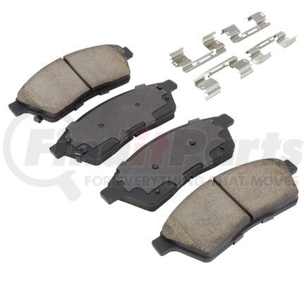 MPA Electrical 1002-1422M Quality-Built Work Force Heavy Duty Brake Pads w/ Hardware