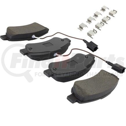 MPA Electrical 1002-1490AM Quality-Built Disc Brake Pad Set - Work Force, Heavy Duty