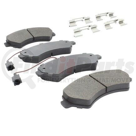 MPA Electrical 1002-1540AM Quality-Built Disc Brake Pad Set - Work Force, Heavy Duty, with Hardware