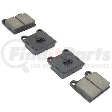 MPA Electrical 1003-0096C Quality-Built Disc Brake Pad Set - Black Series, Ceramic