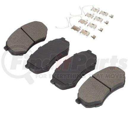 MPA Electrical 1003-0389C Quality-Built Black Series Ceramic Brake Pads w/ Hardware
