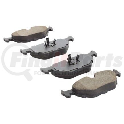 MPA Electrical 1003-0396C Quality-Built Black Series Ceramic Brake Pads w/ Hardware