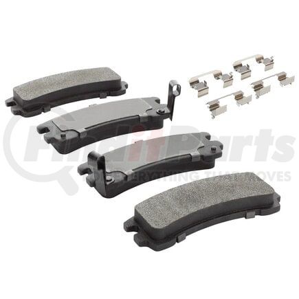 MPA Electrical 1003-0401C Quality-Built Black Series Ceramic Brake Pads w/ Hardware
