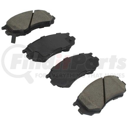 MPA Electrical 1003-0549C Quality-Built Black Series Ceramic Brake Pads w/ Hardware