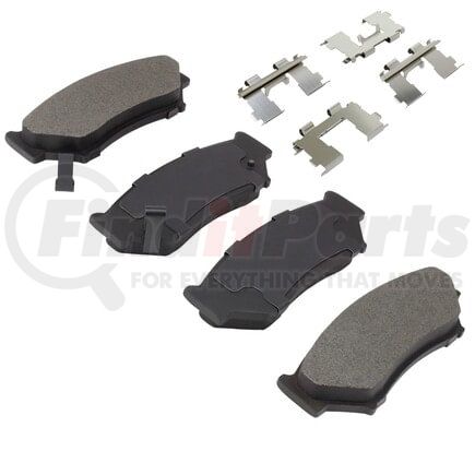 MPA Electrical 1003-0556C Quality-Built Black Series Ceramic Brake Pads w/ Hardware