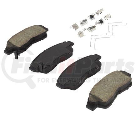 MPA Electrical 1003-0562AC Quality-Built Black Series Ceramic Brake Pads w/ Hardware