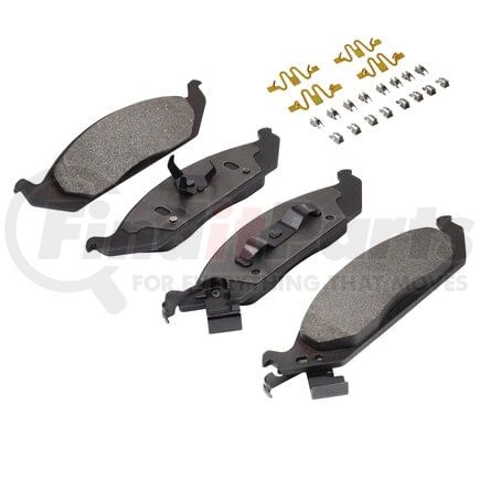 MPA Electrical 1003-0650C Quality-Built Black Series Ceramic Brake Pads w/ Hardware