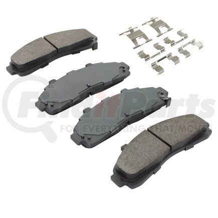 MPA Electrical 1003-0652M Quality-Built Black Series Semi-Metallic Brake Pads