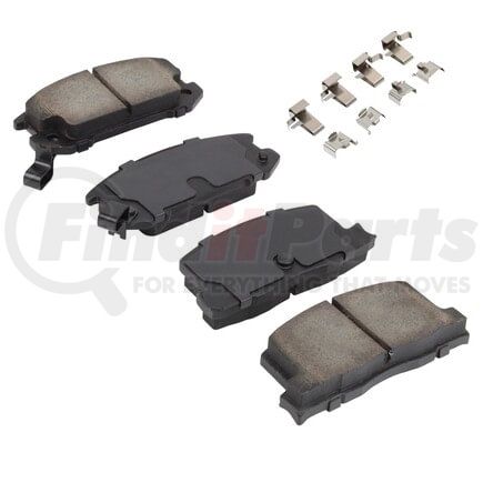 MPA Electrical 1003-0657C Quality-Built Black Series Ceramic Brake Pads w/ Hardware