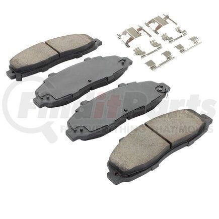 MPA Electrical 1003-0679C Quality-Built Black Series Ceramic Brake Pads w/ Hardware