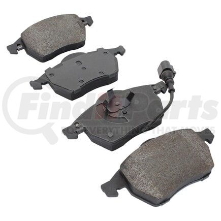 MPA Electrical 1003-0687M Quality-Built Black Series Semi-Metallic Brake Pads w/ Hardware