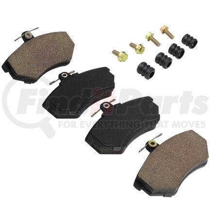 MPA Electrical 1003-0696C Quality-Built Black Series Ceramic Brake Pads w/ Hardware