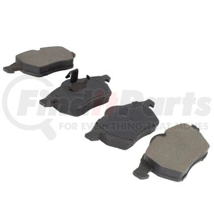MPA Electrical 1003-0736M Quality-Built Black Series Semi-Metallic Brake Pads w/ Hardware
