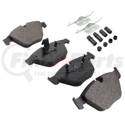 MPA Electrical 1003-0918C Quality-Built Disc Brake Pad Set - Black Series, Ceramic, with Hardware