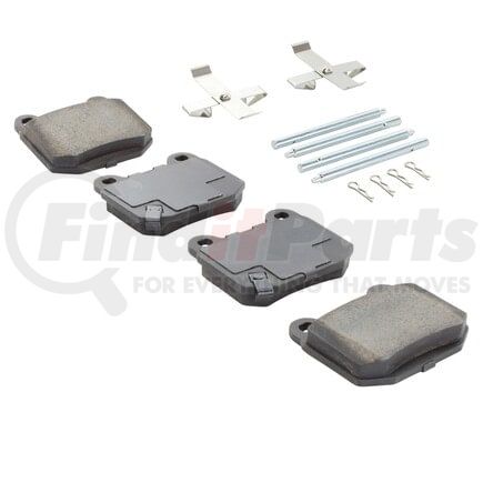 MPA Electrical 1003-0961C Quality-Built Black Series Ceramic Brake Pads w/ Hardware