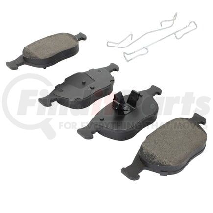MPA Electrical 1003-0970M Quality-Built Black Series Semi-Metallic Brake Pads w/ Hardware
