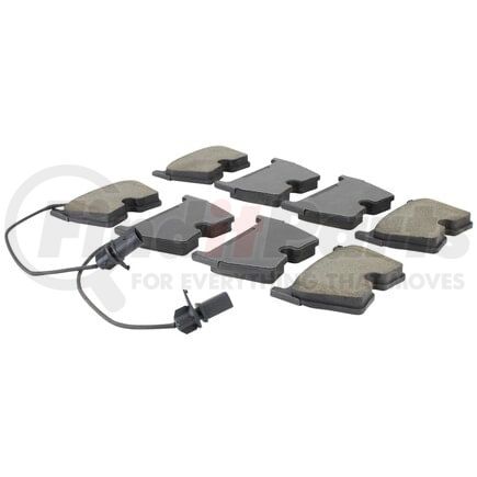 MPA Electrical 1003-1029M Quality-Built Black Series Semi-Metallic Brake Pads w/ Hardware