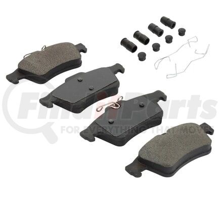 MPA Electrical 1001-1095C Quality-Built Disc Brake Pad, Premium, Ceramic, with Hardware