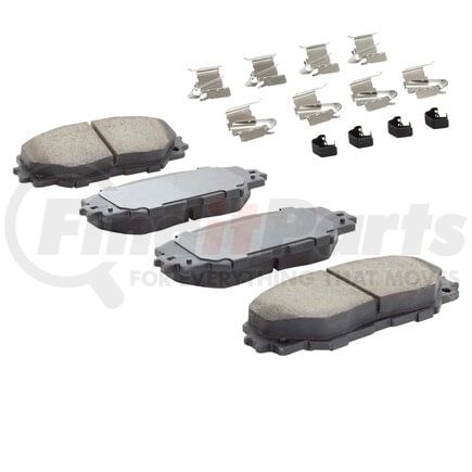 MPA Electrical 1001-1210C Quality-Built Premium Ceramic Brake Pads w/ Hardware