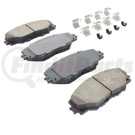 MPA Electrical 1001-1211C Quality-Built Disc Brake Pad, Premium, Ceramic, with Hardware