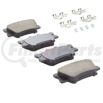 MPA Electrical 1001-1212C Quality-Built Disc Brake Pad, Premium, Ceramic, with Hardware