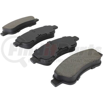 MPA Electrical 1001-1213M Quality-Built Premium Semi-Metallic Brake Pads