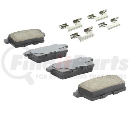 MPA Electrical 1001-1259C Quality-Built Disc Brake Pad, Premium, Ceramic, with Hardware