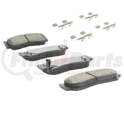 MPA Electrical 1001-1297C Quality-Built Premium Ceramic Brake Pads w/ Hardware