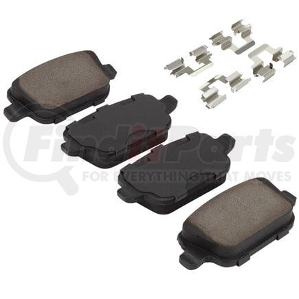 MPA Electrical 1001-1314C Quality-Built Premium Ceramic Brake Pads w/ Hardware