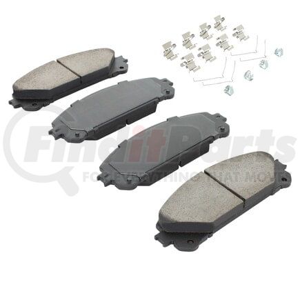 MPA Electrical 1001-1324C Quality-Built Premium Ceramic Brake Pads w/ Hardware