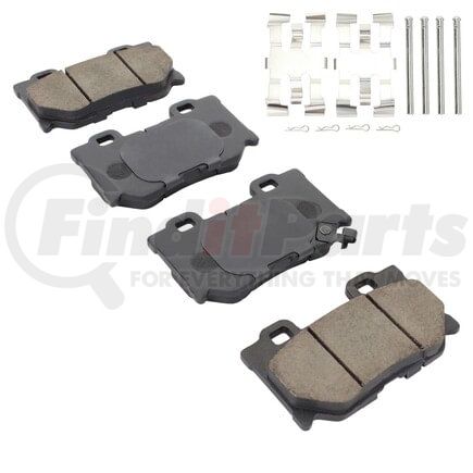 MPA Electrical 1001-1347C Quality-Built Disc Brake Pad, Premium, Ceramic, with Hardware