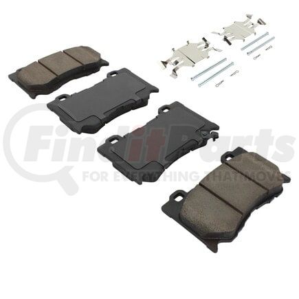 MPA Electrical 1001-1346C Quality-Built Disc Brake Pad, Premium, Ceramic, with Hardware